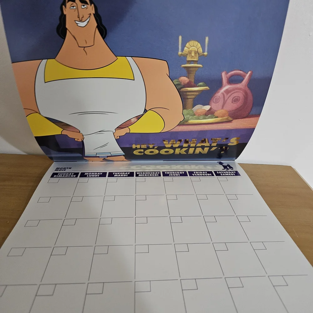 Oh My Disney DIY ANY YEAR Calendar Princes NEW Rare